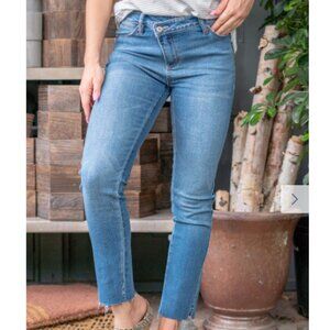 KanCan Beachcombing High Rise Cross Over Straight size 5/26